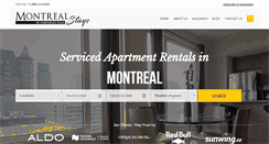 Desktop Screenshot of montrealstays.com