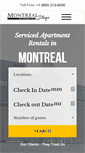 Mobile Screenshot of montrealstays.com